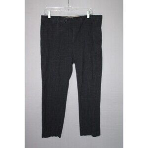 Brooks Brothers Tessuti Sondrio Cotton Mens 34x32 Charcoal Italian Stretch